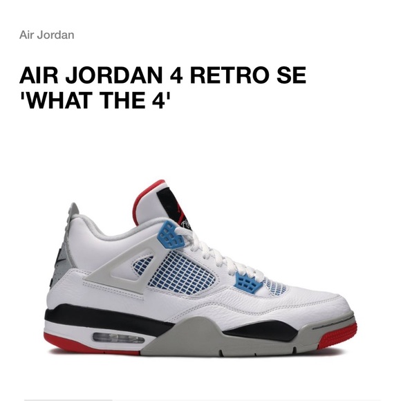 Air Jordan 4s retro what a the 4